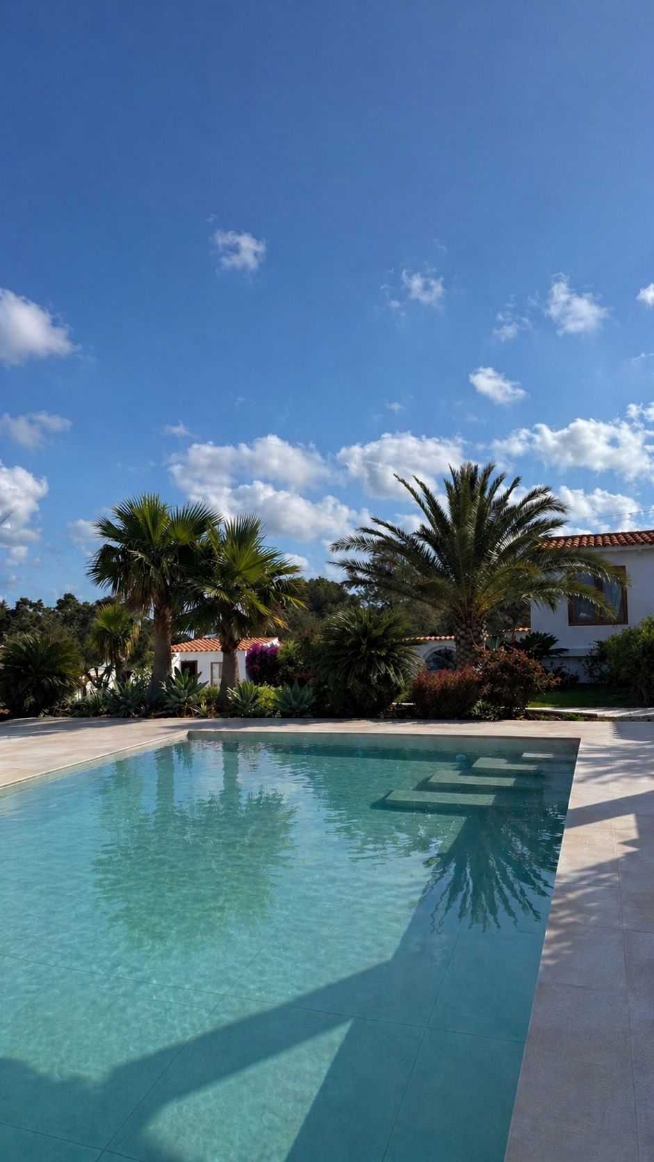 Terraces and Mediterranean architecture